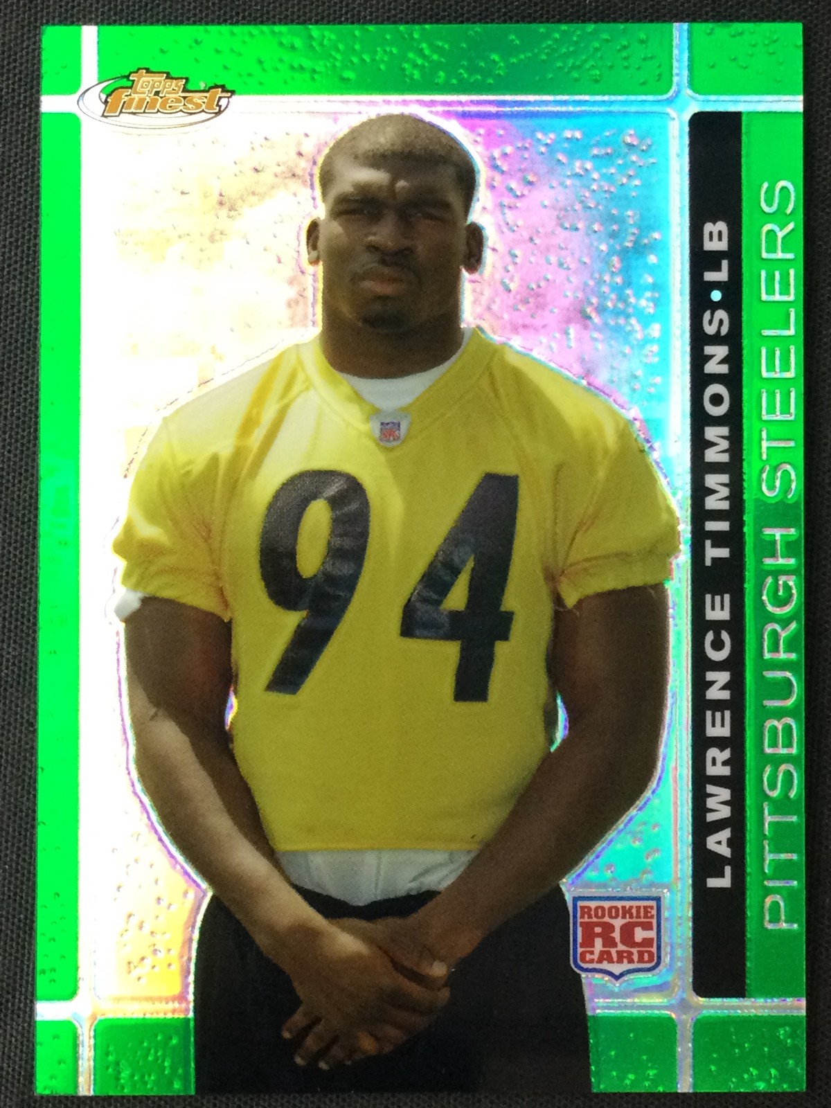 Lawrence Timmons Finest #150 Green Refractor