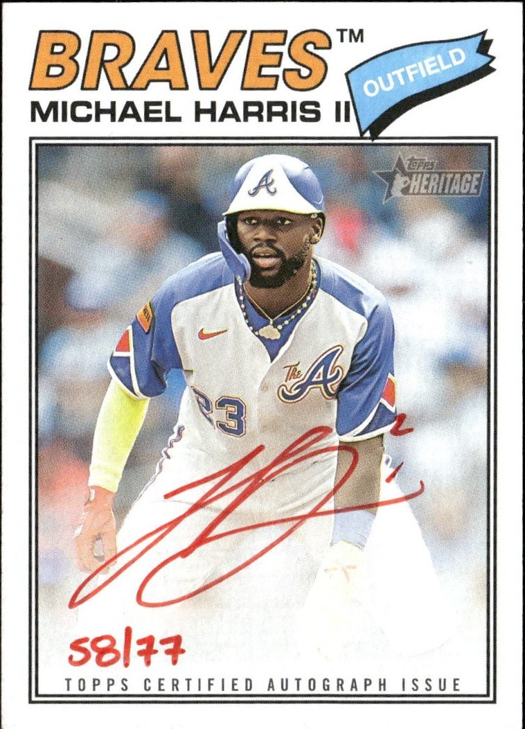 2026 Topps Heritage - Real One Autographs Michael Harris II #ROA