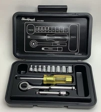 Blackhawk by Proto 12 Pc. Metric Ratchet Socket Tool Set 1/4” Drive 6 Point