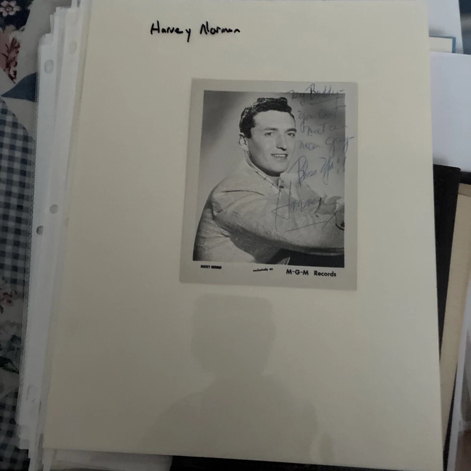 Harvey Norman MGM Records Recording Artist Big Band Jazz Signed Photo Rare! 4x5 - Изображение 3 из 3