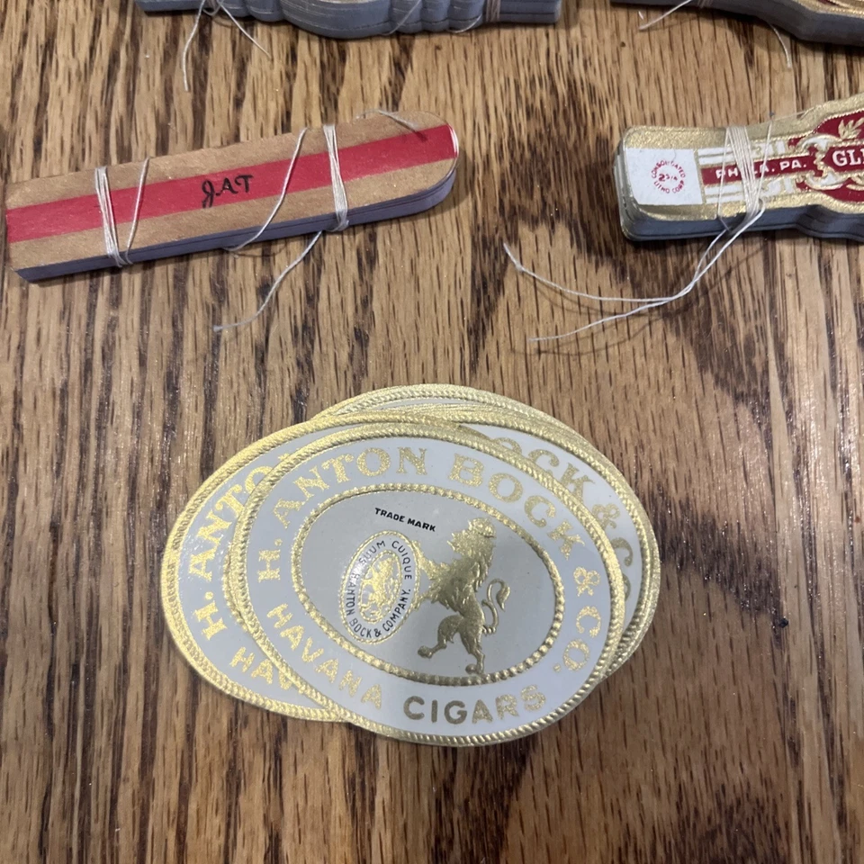 Tiras y etiquetas vintage de bandas de cigarros 18 variedades Foto 4 de 4