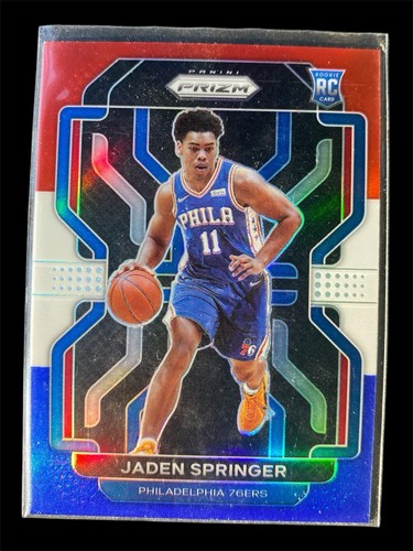 Jaden Springer 🔥Rookie Lot🔥 (2) Silver Prizm & Red,White,Blue Prizm - Picture 4 of 5