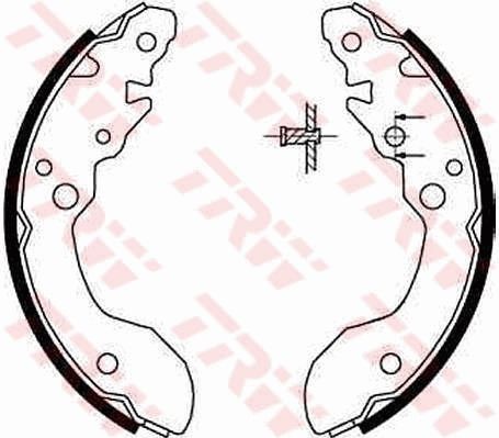 NEU - TRW GS8671 Bremsbackensatz FüR Suzuki-image