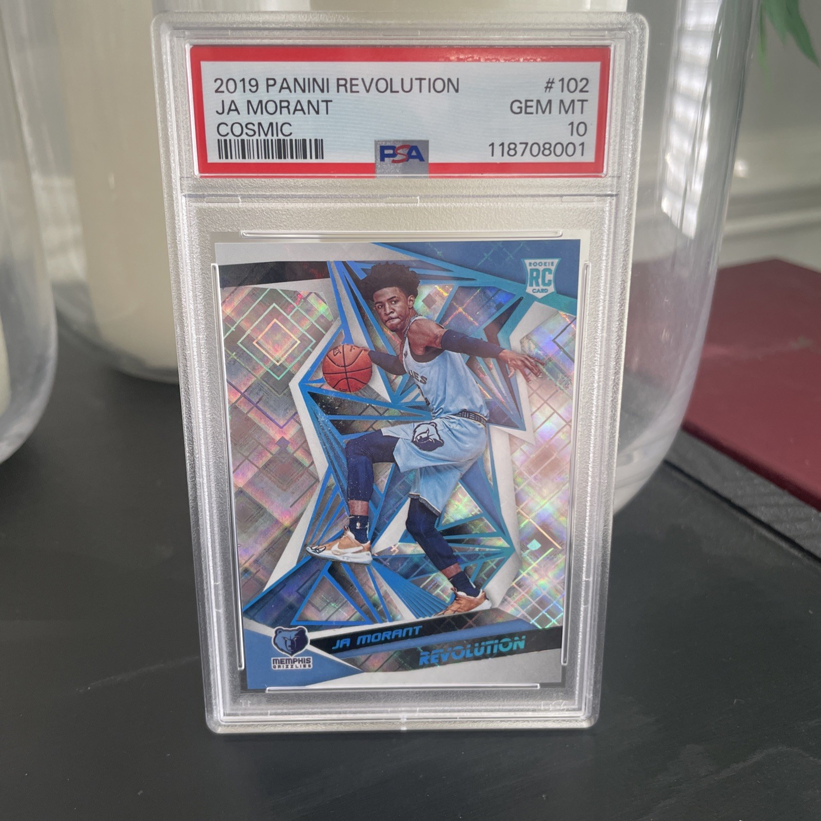 2019-20 Panini Revolution Ja Morant Cosmic /100 PSA 10 GEM-MT Rookie Card SP