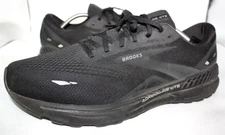 MENS BROOKS ADRENALINE GTS 23 TRIPLE BLACK RUNNING SHOES SIZE 13EE 1103912E02