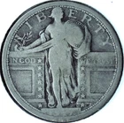1917 TYPE 1 STANDING LIBERTY QUARTER - 90% SILVER - 24.3 mm - QSL 179