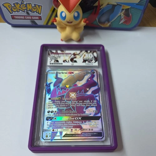 Darkrai GX SV70/SV94 Hidden Fates Full Art Holo Pokemon Card Ace 10 Grade Mint
