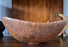 MONARCH ABODE 12-INCH HAND HAMMERED PURE COPPER DUAL MOUNT DROP IN VANITY SINK