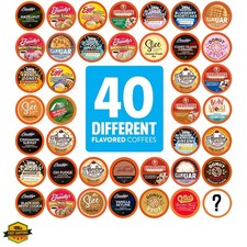 Flavored Coffee Pods Compatible with Keurig K Cup Brewers, Assorted Variety P...