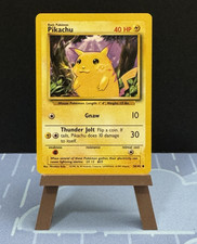 Pikachu 58/102 WOTC Base Set Yellow Cheeks LP on eBay