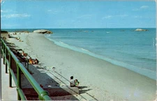 Scituate Massachusetts MA : BEACH SCENE d/24 BC8339