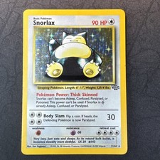 Pokémon TCG Snorlax Jungle 11/64 Holo Unlimited Holo Rare With Pokemon on eBay