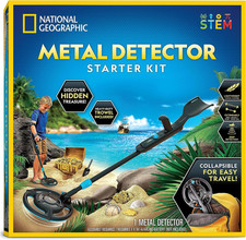 National Geographic Kids Metal Detector Kit - Waterproof  Lightweight Fun 
