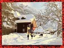 Schweiz BLS Kandersteg Bahnpost Ansichtskarte 1982 gelaufen