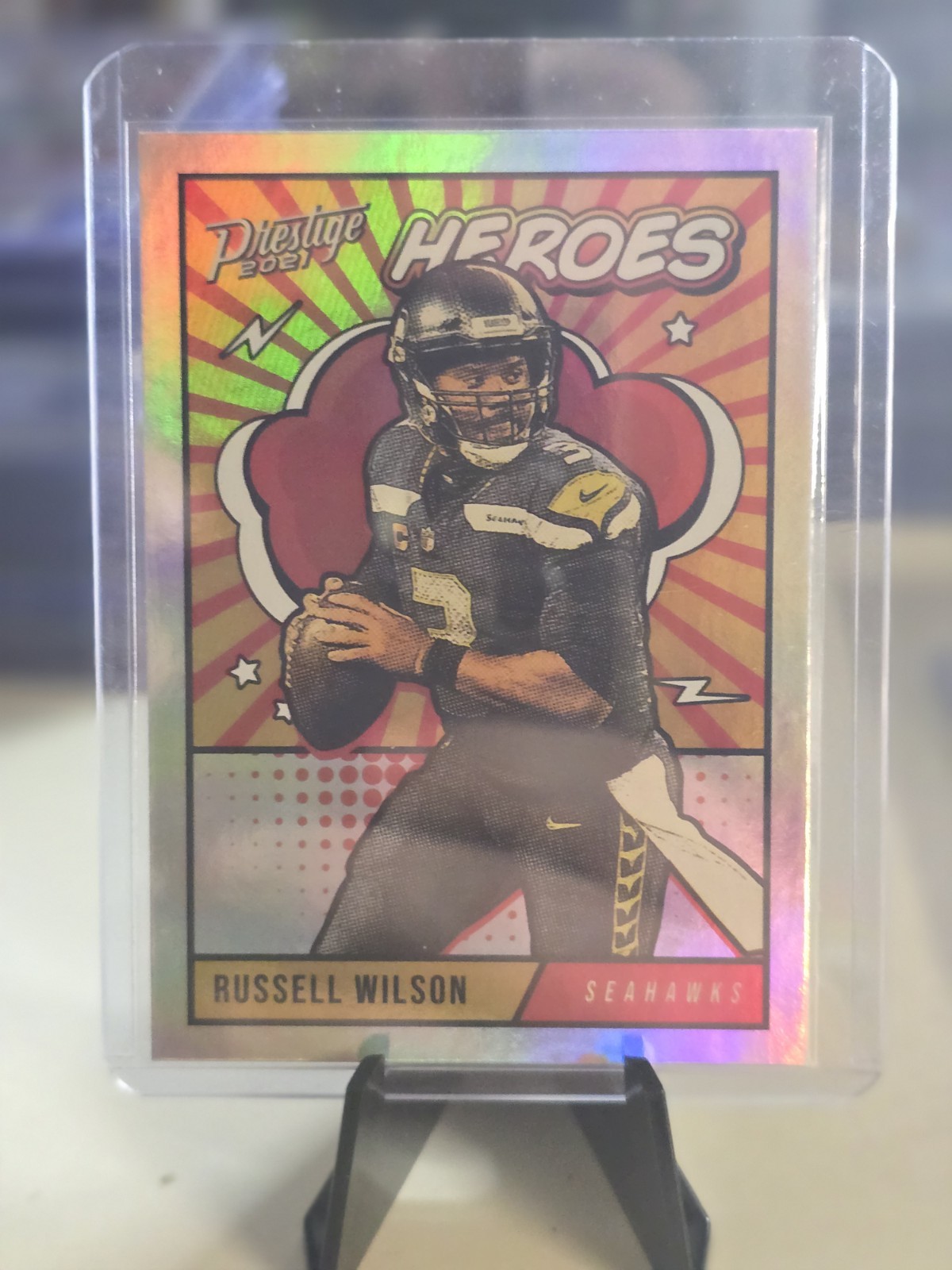 2021 Panini Prestige - Heroes Russell Wilson #HE-1