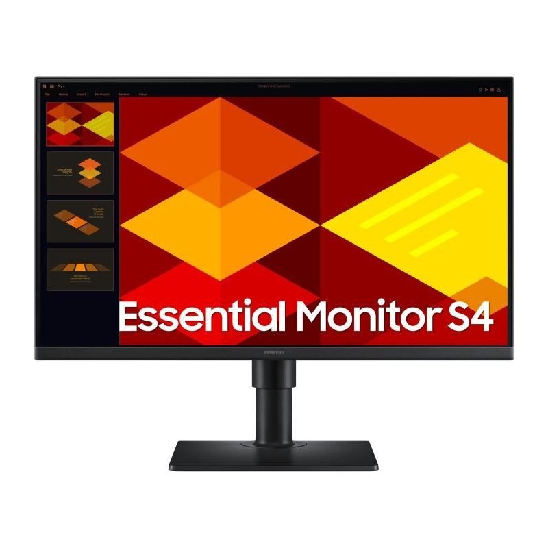 Ecran PC Samsung dalle IPS réactive de 24 pouces avec affichage fluide 100Hz et temps 5ms