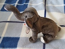 Ty Beanie Baby "Trumpet" The Gorgeous Elephant  In Mint Condition Mint Tags