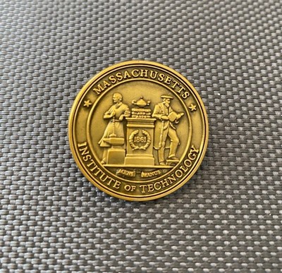 Massachusetts Institute of Technology MIT Logo Lapel Hat Pin New