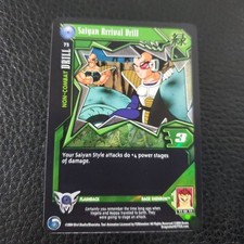 Saiyan Arrival Drill 75 Alt Foil Dragon Ball Z GT DBZ CCG Score SDS Shadow Saga