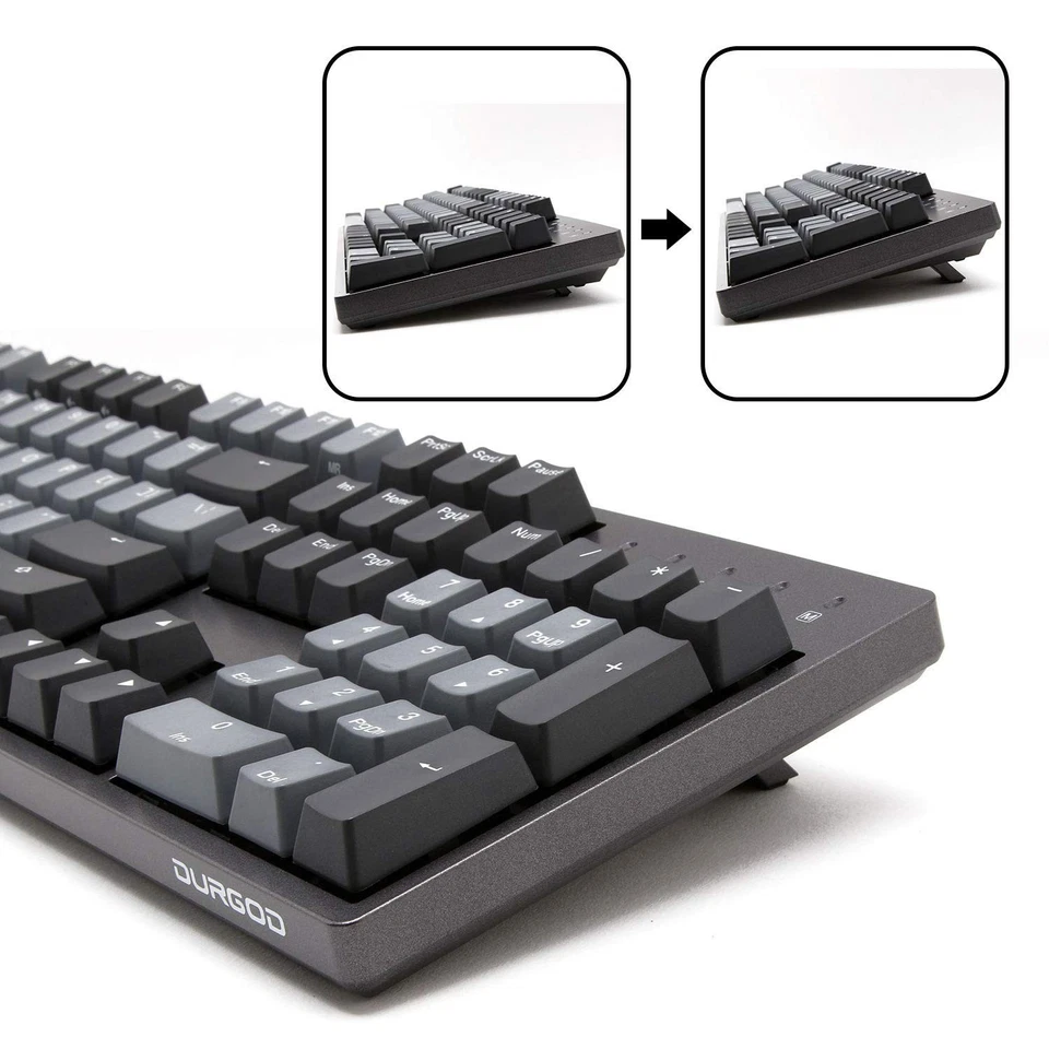 Gaming Mechanical Keyboard with Cherry MX Silent Red Switches - 104 Key - Dou... - Image 4 of 4