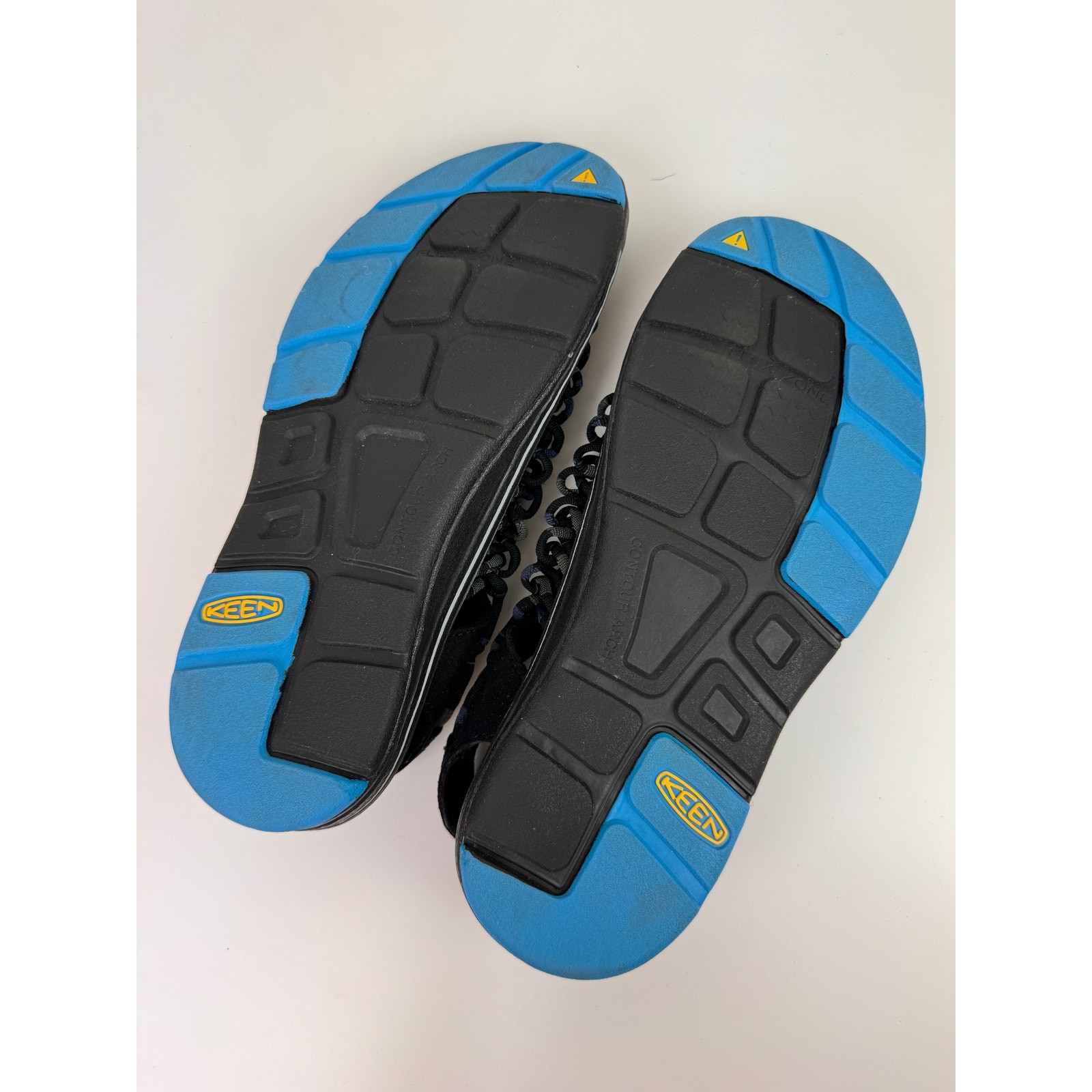 Keen Uneek Scarpe Unisex Uomo 7 9 Nero Corda Intrecciata Sandali da Escursionismo 1014617