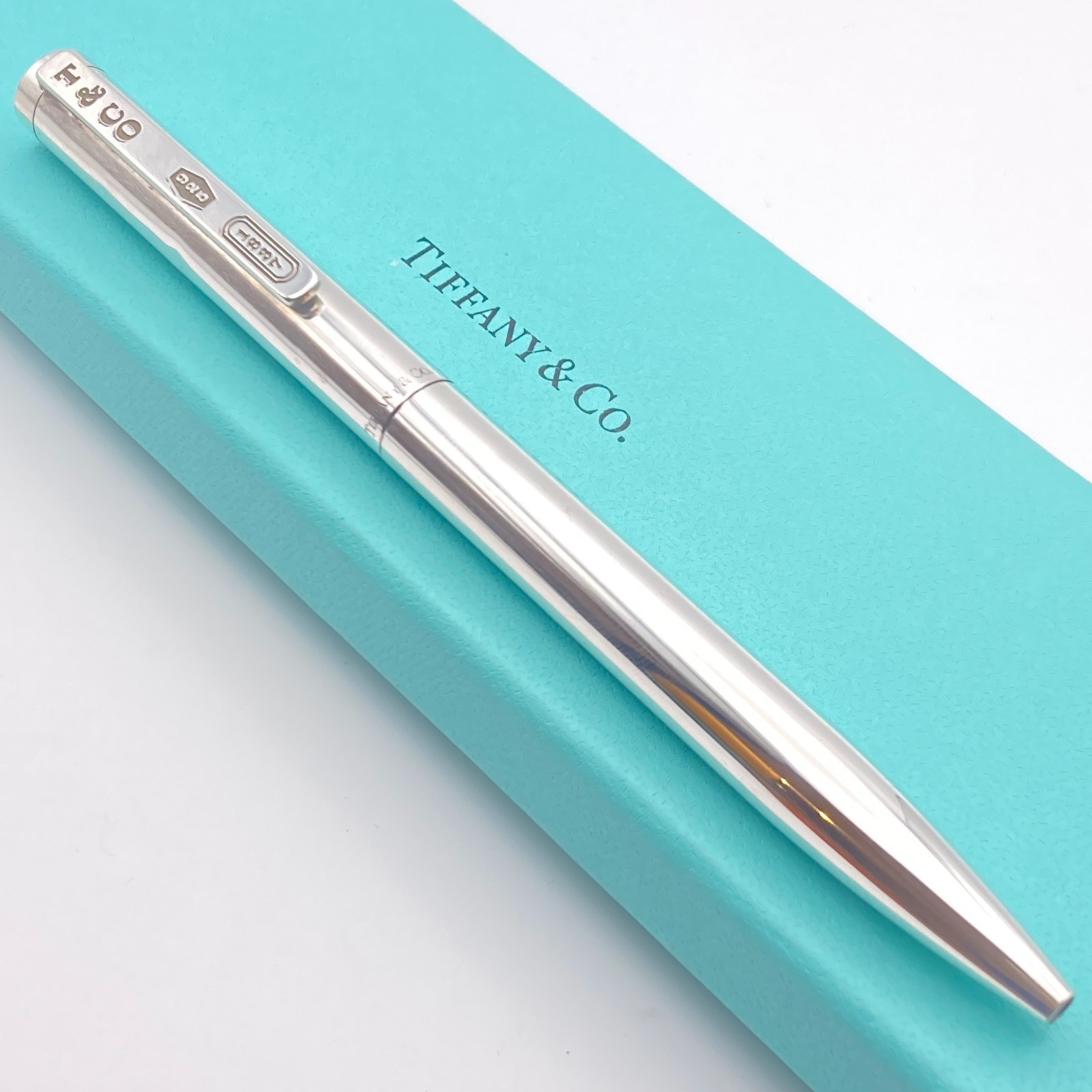 Tiffany & Co. 1837 Ballpoint Pen 925 silver Black ink 32.8g