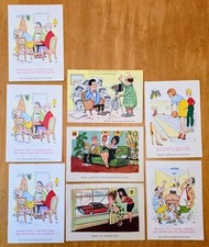 8 Antique/ Vintage German Birthday Cards