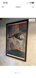 Grande affiche KLM aviation vintage collection