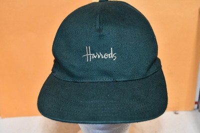 Vintage NOS Harrods International Cap Hat Tartan Green London England