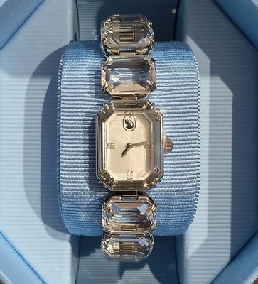 Swarovski Millenia Watch Octagon Cut Bracelet - White, Stainless Steel, 5729182
