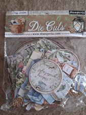 Stamperia Die-Cuts Cozy Winters Huge Size New