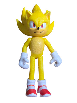 Jakks Pacific Sonic the Hedgehog 2 Movie Super Sonic 4'' Action Figure