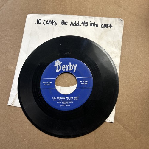 Sunny Gail Eddie Wilcox Glücksrad / You Showed Me The Way Derby 45