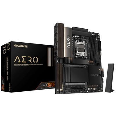 Gigabyte AMD X870E AERO X3D DARK WOOD ATX DDR5 AM5 M.2 PCIe Wi-Fi 7 USB Type-C