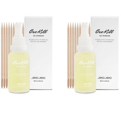 K-beauty JELLO JELLO Peel-Off Base Exclusive One-Kill Remover, 30ml * 2er Set
