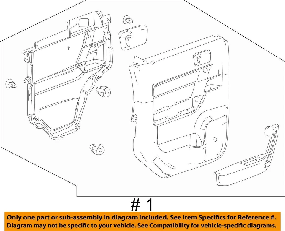 ADEQUADO PARA 2009-2010 HUMMER H3T PANEL ASM RR S/D TR MOROCC 94723403 - NOVO FABRICANTE DE EQUIPAMENTO ORIGINAL - Imagem 3 de 3