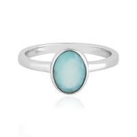 Cavill Paraiba Opal Ring 0,84Ct Oval 925 Sterling Silber Damenring- Echtschmuck