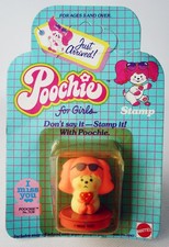 RARE VINTAGE 1983 POOCHIE I MISS YOU STAMP STAMPER MATTEL NEW SEALED