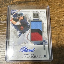 2025 Panini Impeccable Luke Keaschall Minnesota Twins Rookie Patch Auto /50