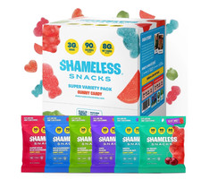 Shameless Snacks Sour Gummy Variety Pack Keto...
