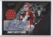 2011 Absolute Memorabilia Heroes Materials Signatures 4/10 Matt Cassel Auto 0a1
