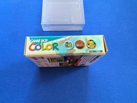 Nintendo Gameboy Color TEAL Complete CIB Handheld Console Nr-MINT  + PROTECTOR