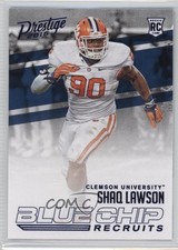 2016 Panini Prestige Blue Chip Recruits Shaq Lawson #19 2f4