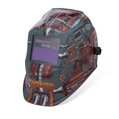 Lincoln Electric K5562-4 Viking 1740 Auto Darkening Welding Helmet, GAME-ON