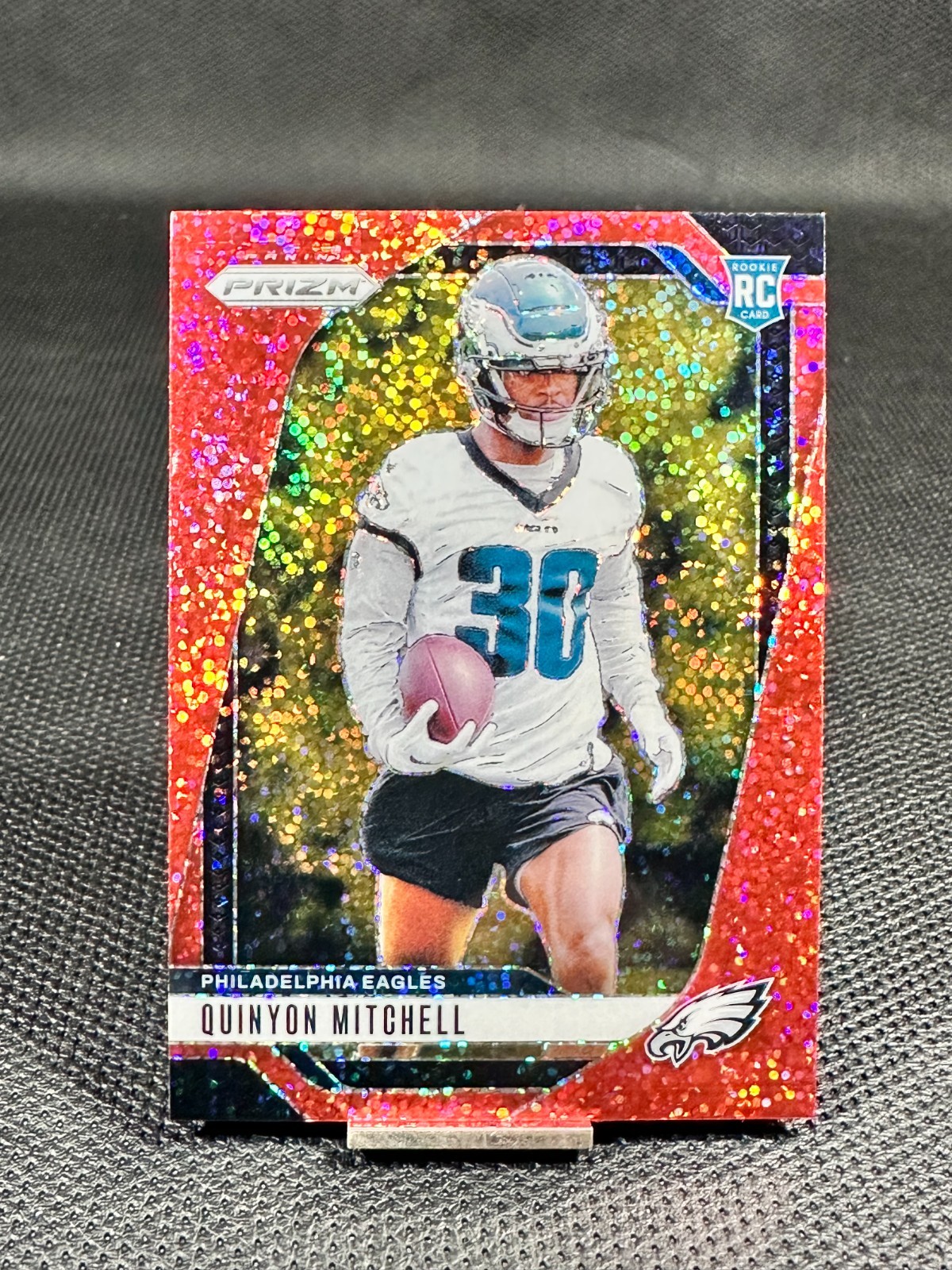 2024 Prizm Football QUINYON MITCHELL RC Red Sparkle Prizm #381