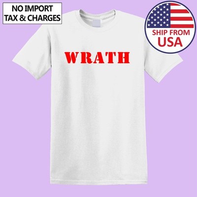 Wrath Natural Selection Men's White Size S-5XL