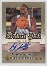2006-07 Upper Deck Rookie Debut Ink Gold 13/25 Solomon Jones #DI-SJ Auto z0c