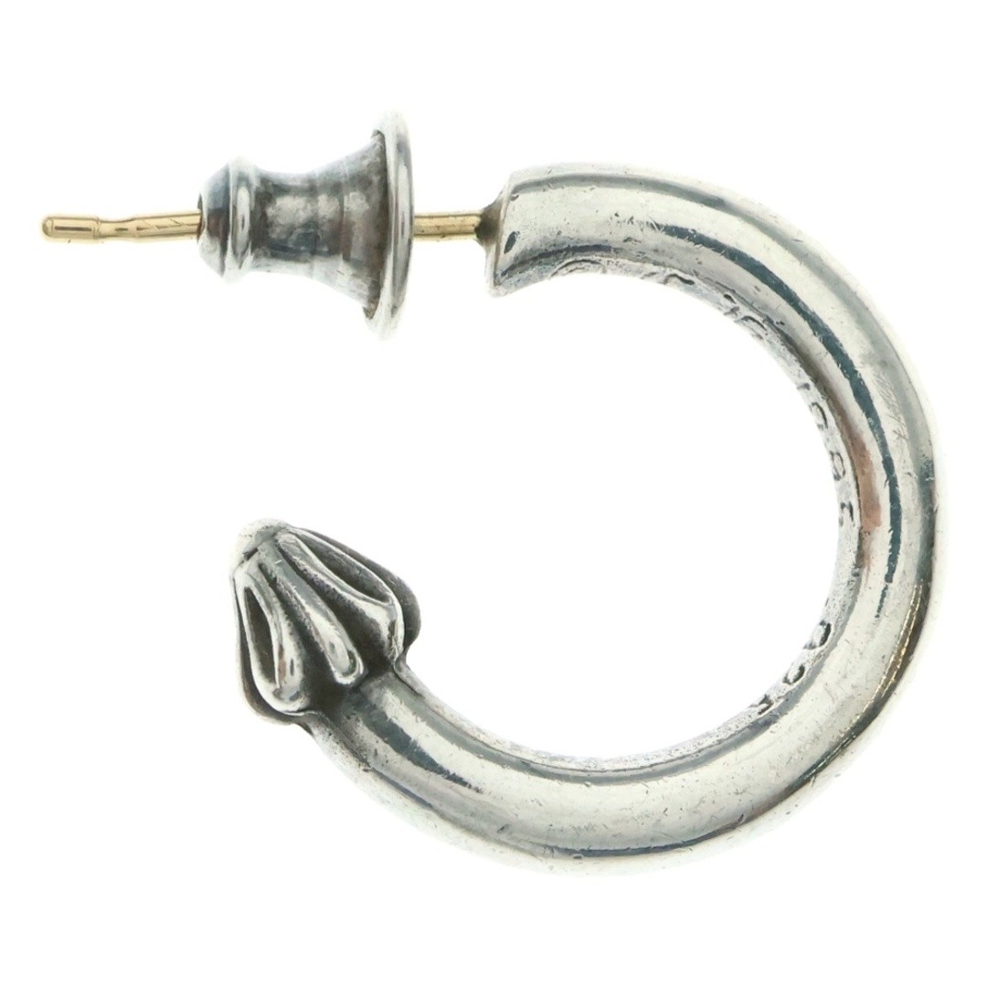 CHROME HEARTS HOOP PLAIN Earrings Silver BCA101 Used f8a45837f0b9f041fc08997d2aa thumbnail 2