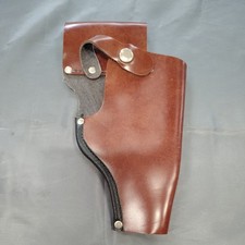 VTG NEW Brown Faux Leather Holster. Made to Account Multiple types of Pistols