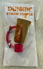 Dunkin' Straw Topper / Iced Coffee Cup/ Limited Edition /  NWT